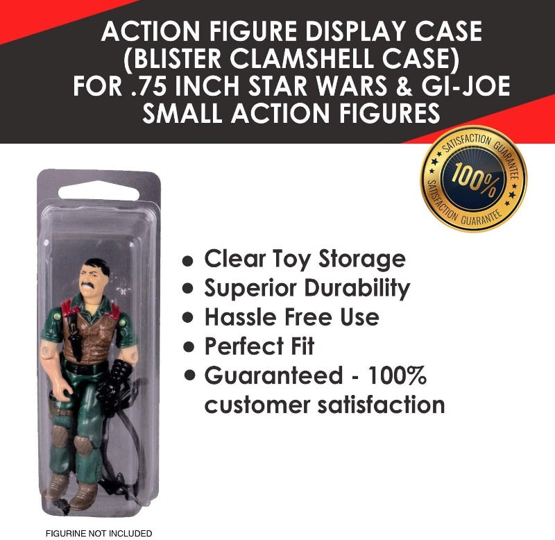 Star Wars & Gi-Joe 3.75 inch Action Figures loose  - Collectibles Blisters Clamshell Case - PET Protector 