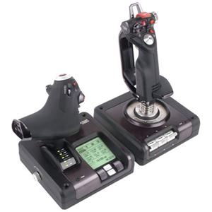 Saitek X52 Professional H.O.T.A.S. Part-Metal Throttle and Stick Simulation Controller 