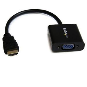 HDMI to VGA Adapter - 1080p - 1920 x 1080 - Black - HDMI Converter - VGA to HDMI Monitor Adapter 