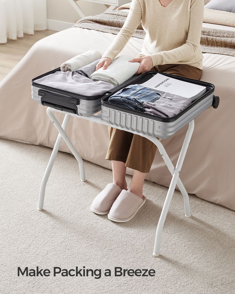 SONGMICS Folding Luggage Rack 