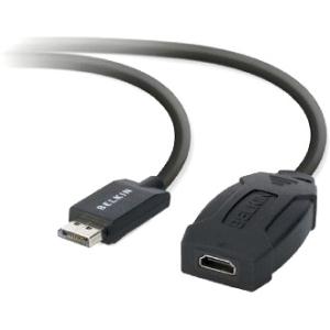 Belkin DisplayPort to HDMI Adapter, M/F, 1080p