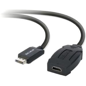 Belkin DisplayPort to HDMI Adapter, M/F, 1080p 