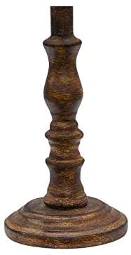 Brown Traditional Table Lamp With Farm Animal Printed Shade 