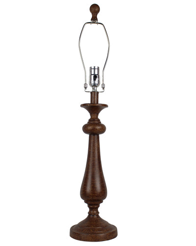 27" Dark Brown Standard Table Lamp 