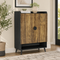 Modern 7-Tier Shoe Storage Cabinet with Adjustable Shelves – Rustic Brown