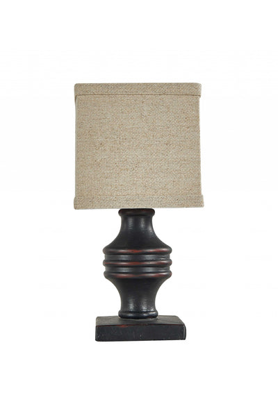 12" Black With Tan Shade 