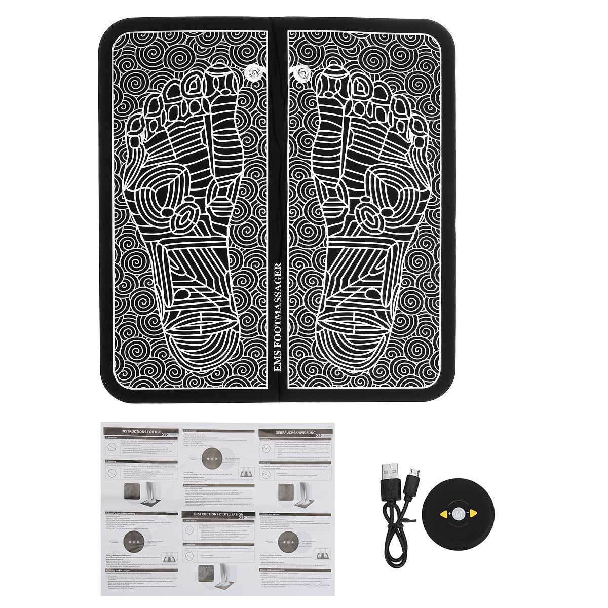 Electric powered Foot Massage Mat 