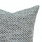 Haze Cushion Cover – Handmade Ice Blue & Silver Polyester Zig Zag, 20