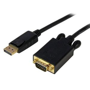 3ft (1m) DisplayPort to VGA Cable, Active DisplayPort to VGA Adapter Cable, 1080p Video, DP to VGA Monitor Converter Cable 
