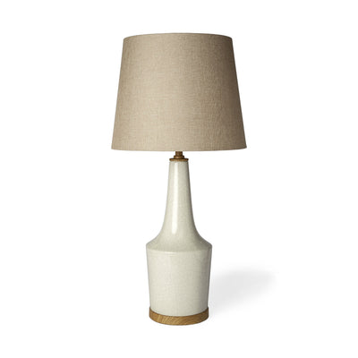 29" Brown Lamp Base LED With Brown Shade 