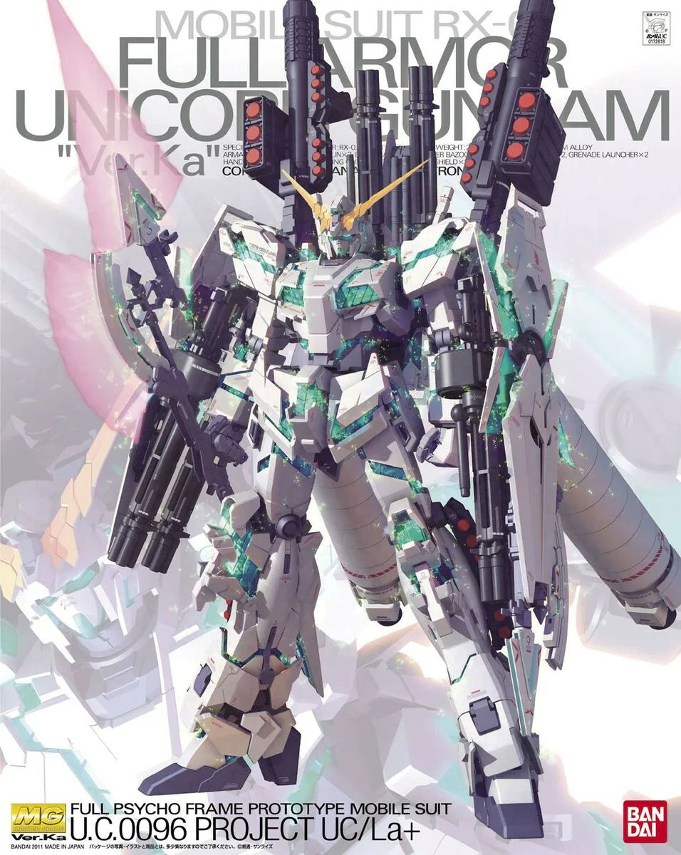 MG 1/100 RX-0 Full Armor Unicorn Gundam Ver.Ka 