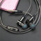 846 In-Ear Metal Earphones – High-Fidelity Bass, Detachable Cable, Aluminum-TPE Wire, Titanium Gray Sound Earbuds for Music Lovers