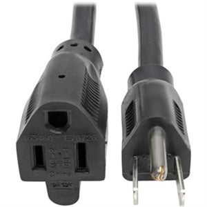 Tripp Lite 3ft Power Cord Extension Cable 5-15P to 5-15R Heavy Duty 15A 14AWG 3' 