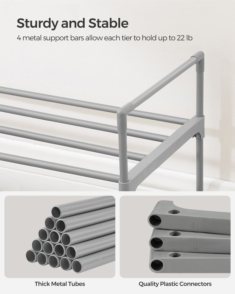SONGMICS Metal Shoe Rack 