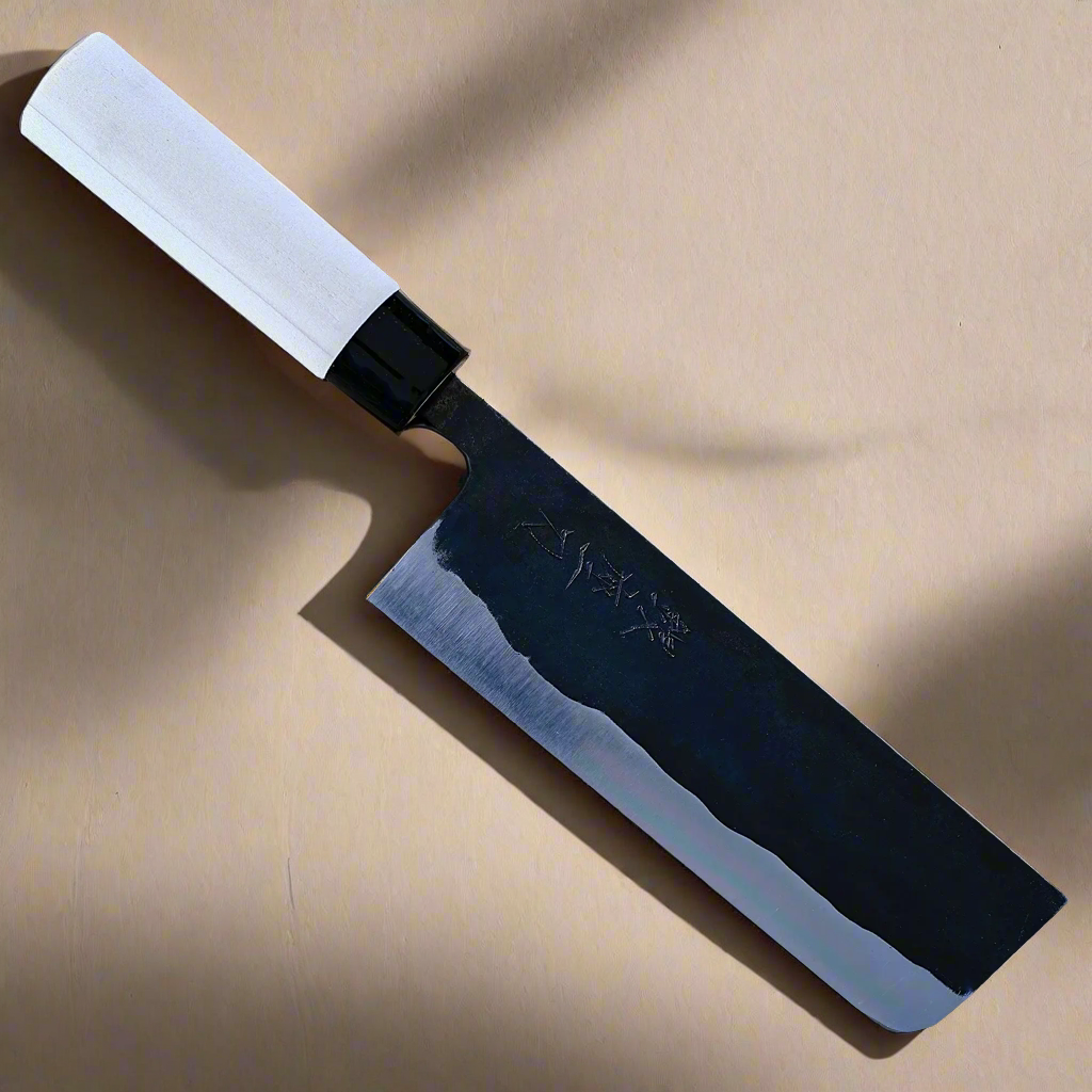 Aogami 166 | Nakiri Knife 165mm Blue#2 Soft iron Blade | Made in Japan 