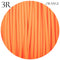 3 Core Round Fabric Power Electrical Cable Orange~2119