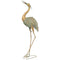 Heron Garden Statue, Standing Lawn Ornament for Lawn Patio Backyard Decoration, 15.3