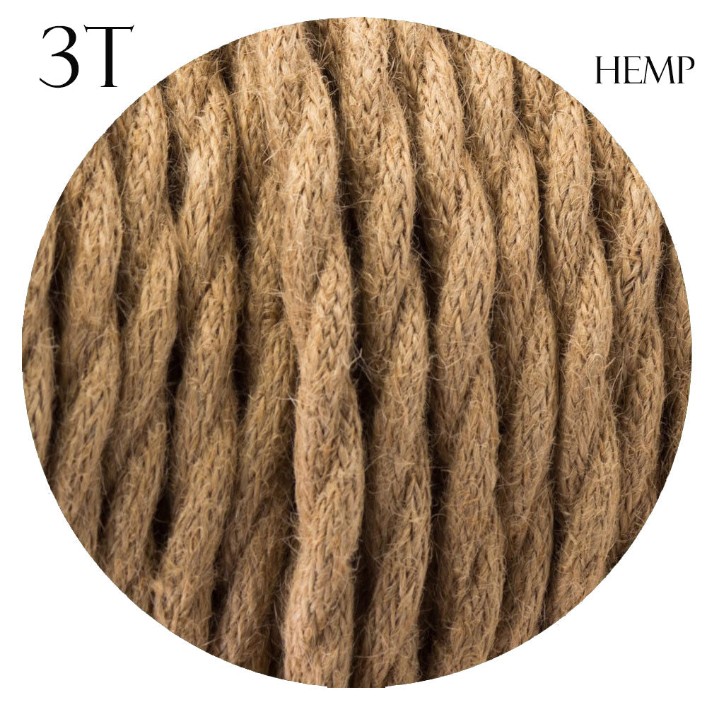 Electric Cable 3 Core Twisted Hemp Rope~2106