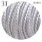 Electrical Cable 3 Core Twised Flex Fabric White~2100