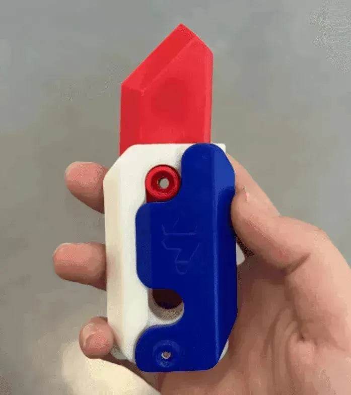 3D Printing Gravity Cub Jumping Small Radish Mini Model Knife 