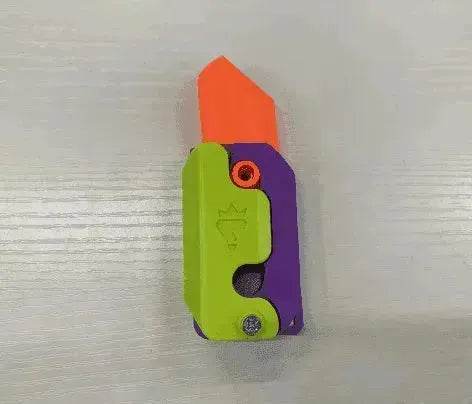 3D Printing Gravity Cub Jumping Small Radish Mini Model Knife 