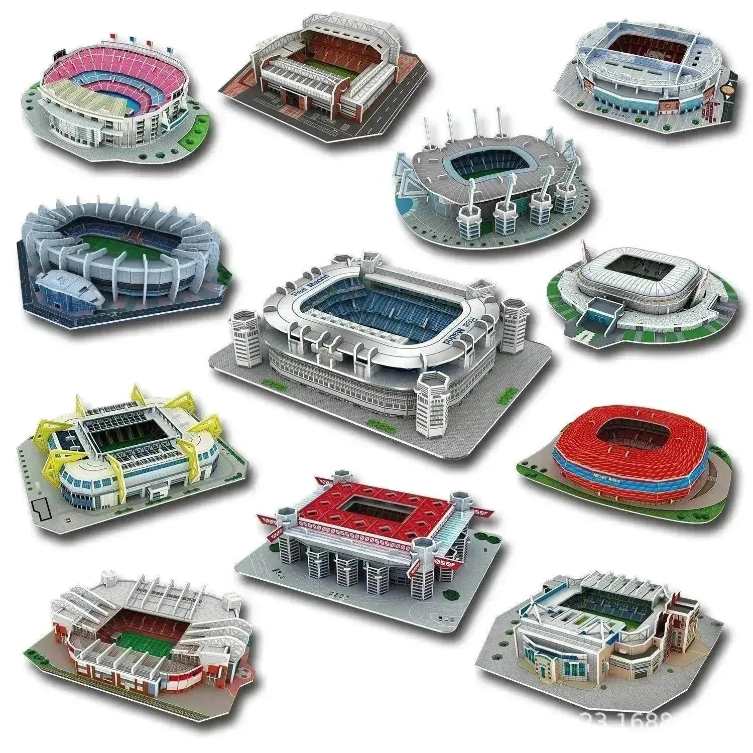 3D Puzzle Football Field Model 