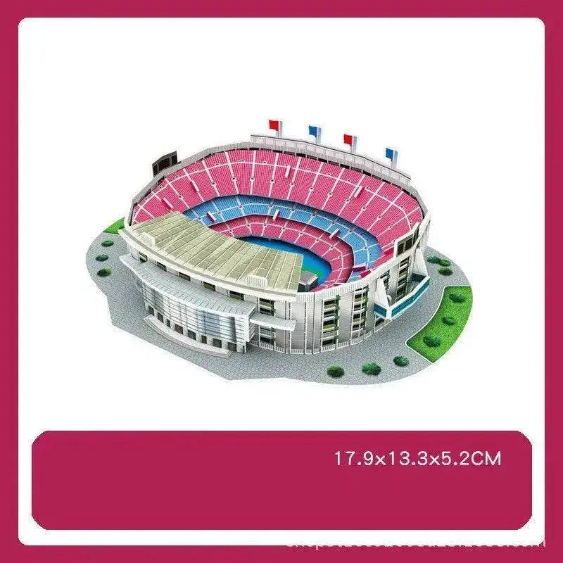 3D Puzzle Football Field Model 