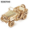 3D Wooden Puzzle Model Toys – 1:18 Scale Army Jeep DIY Kit, No Glue Required, Mechanical Assembly, Gift for Kids & Adults