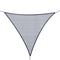 Outsunny Triangular Oasis: 10' Sun Shade Sail, UV Protection Canopy for Outdoor Patio, Garden, Lawn, Grey with Carrying Bag