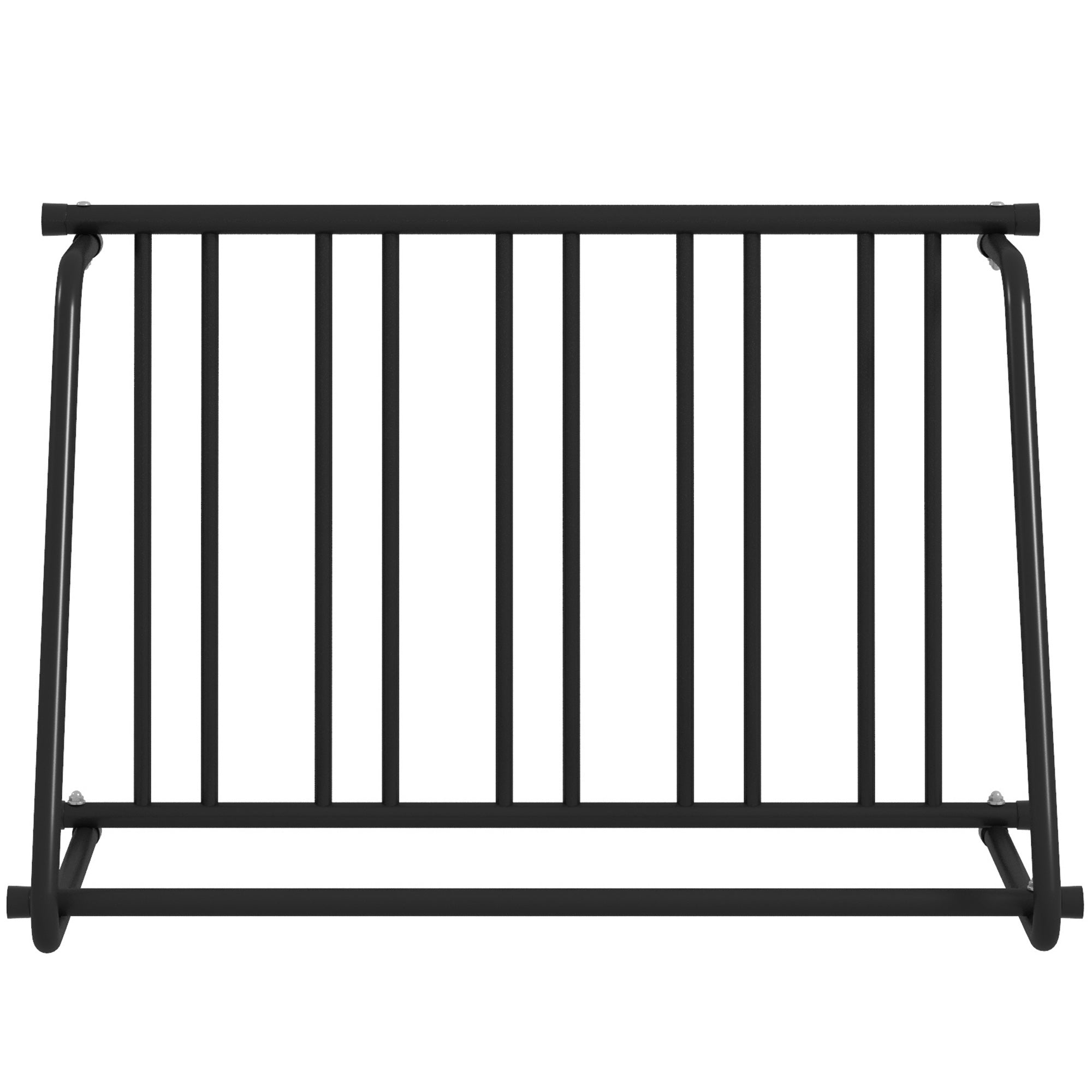 Soozier All-Steel Bike Rack, 45" Bike Stand, 3-Bike Capacity, Single-Side, for Garages Streets Yards Schools 