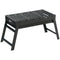 Portable Charcoal Grill with Pull-Out Charcoal Basin, Folding Tabletop Barbecue, Compact Camping BBQ, Black