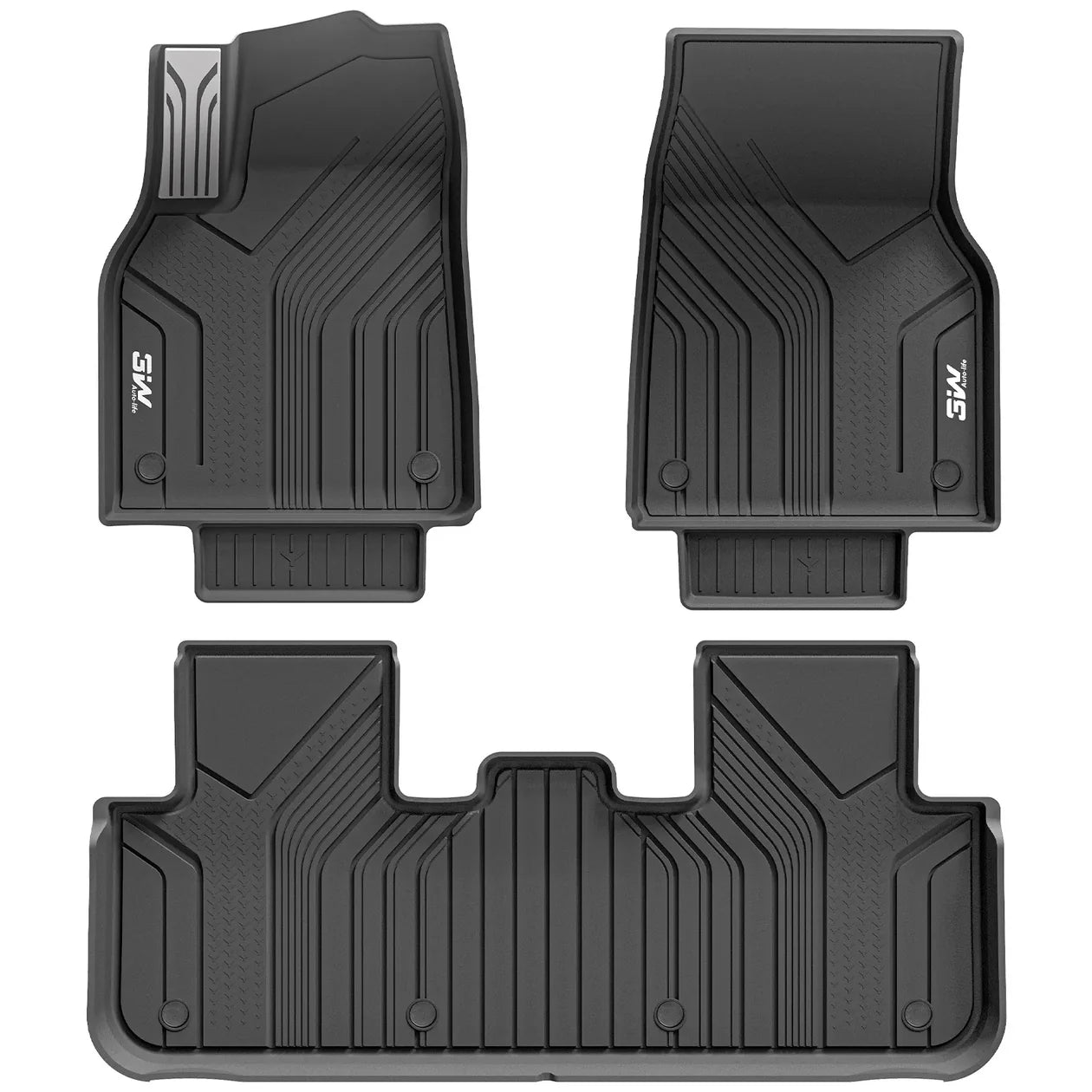3W All-Weather Floor Mats with Metal Pedal for Tesla Model Y Juniper (2025–2026)