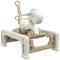 Qaba 5 in 1 Rocking Horse for Toddlers 1-6 Years with Balance Board, Push Handle, 4 Smooth Wheels