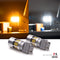 3157 Custom LED Front Turn Signal Bulbs – Fit 1999–2004 Ford Mustang GT, CANBUS Error-Free, White/Amber