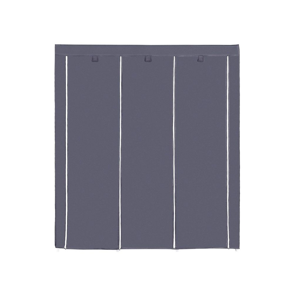 SONGMICS Wardrobe Closet Organizer with Non-Woven Fabric Cover, Hanging Rods 