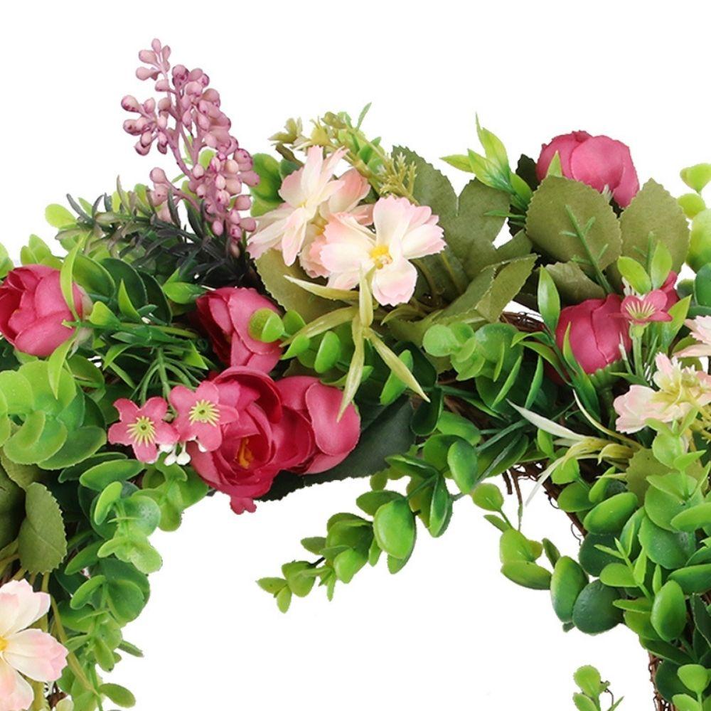 Jayla Artificial Floral Wreath 19.7'' 