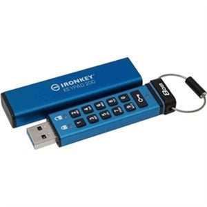 IronKey Keypad 200 8GB USB 3.2 (Gen 1) Type A Flash Drive 