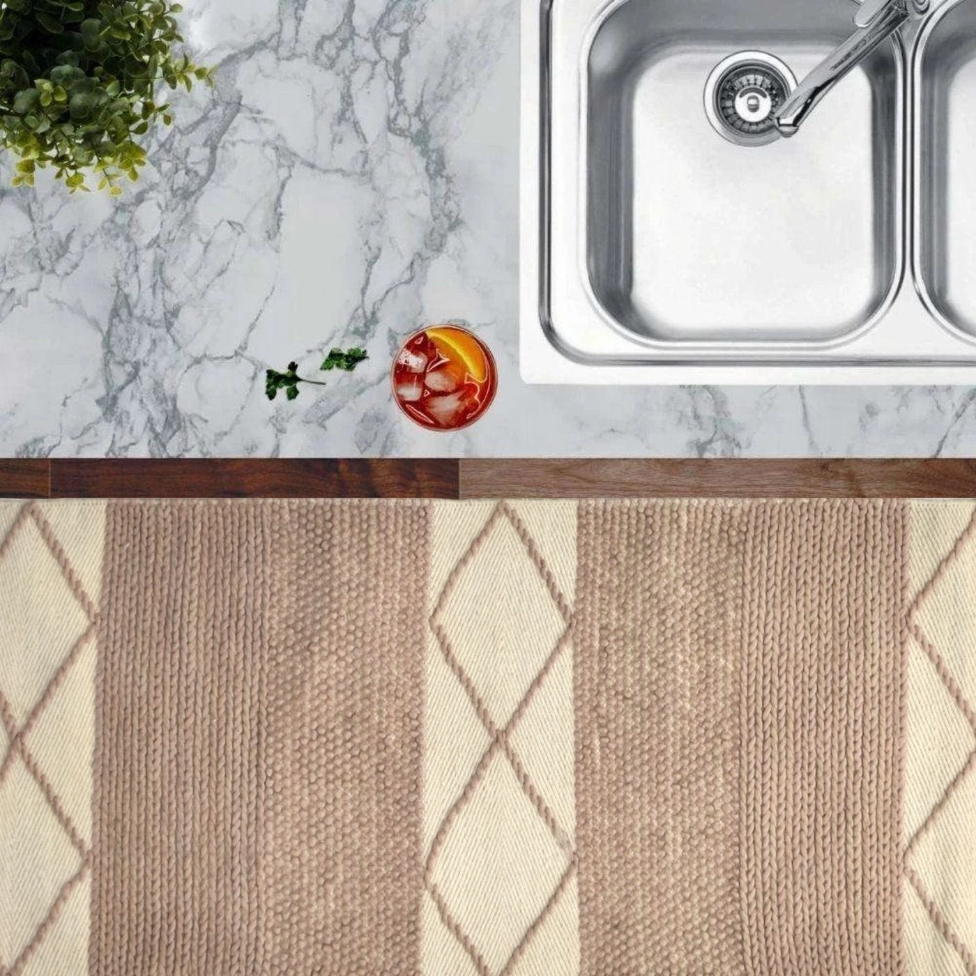 Clementine Woven Wool Runner 