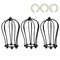 Vintage Retro Industrial Metal Wire Cage Balloon Shape ~1772