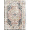 Caspara Orange Black Coral Rug – Persian-Inspired Design, Machine Washable or Premium Linen, Modern Durable Area Rug for Living Room & Bedroom