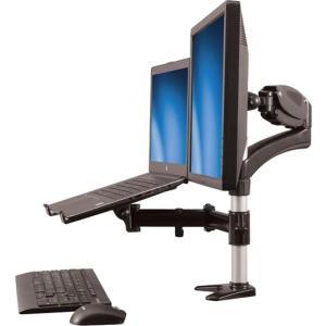 Laptop Monitor Stand, Computer Monitor Stand, Articulating, VESA Mount Monitor Desk Mount, For up to 27"(17.6lb/8kg) Displays