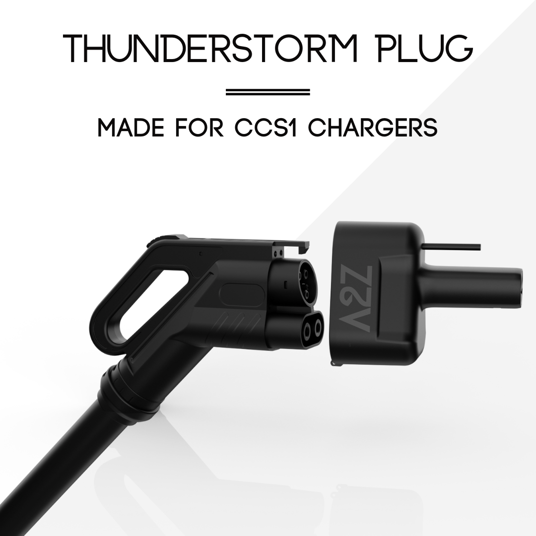 CCS1 Charger To NACS Vehicle | DC | Compatible with Tesla Vehicles & NACS vehicles | UL2252/CSA-C22.2 Certified | The Thunderstorm Plug 