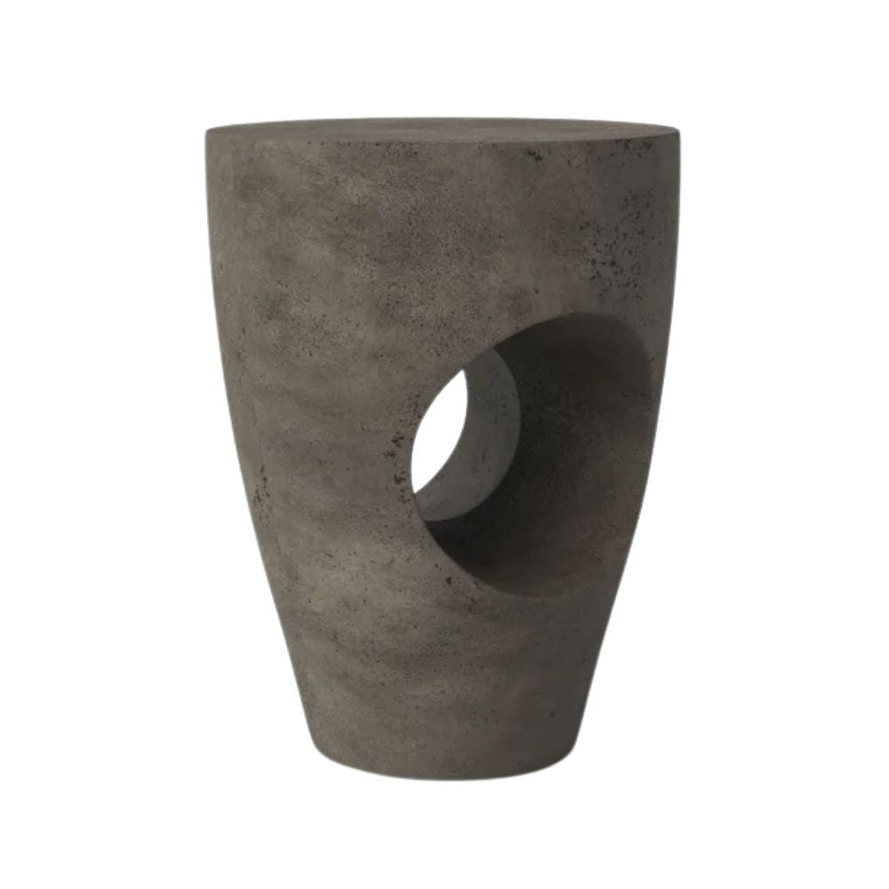 Olivia Concrete Terrazzo Mid-Century End Table 