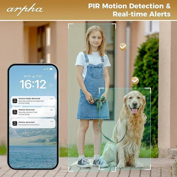 ARPHA AL501 Smart Door Lock with Video Camera - 6 in 1 
