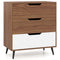 3-Drawer Rustic Farmhouse Wooden Storage Dresser, Modern Chest of Drawers for Bedroom, Living Room & Entryway
