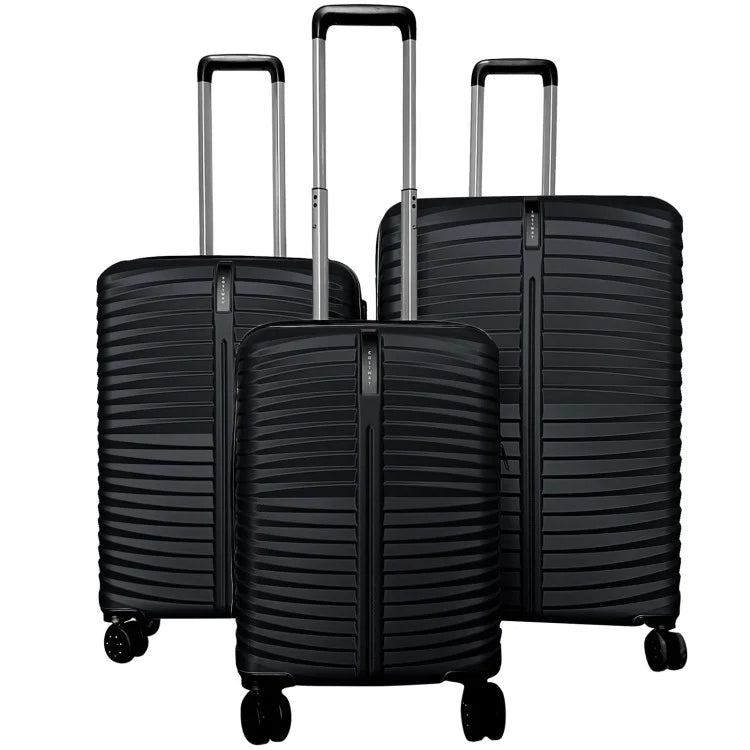 3-Piece Lightweight Hardside Luggage Set – 20” / 24” / 28” Spinner Suitcases