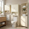 3-Piece Bathroom Cabinet Set with Fluted Doors – Over-the-Toilet Cabinet, Tall Corner Cabinet & Wall Cabinet