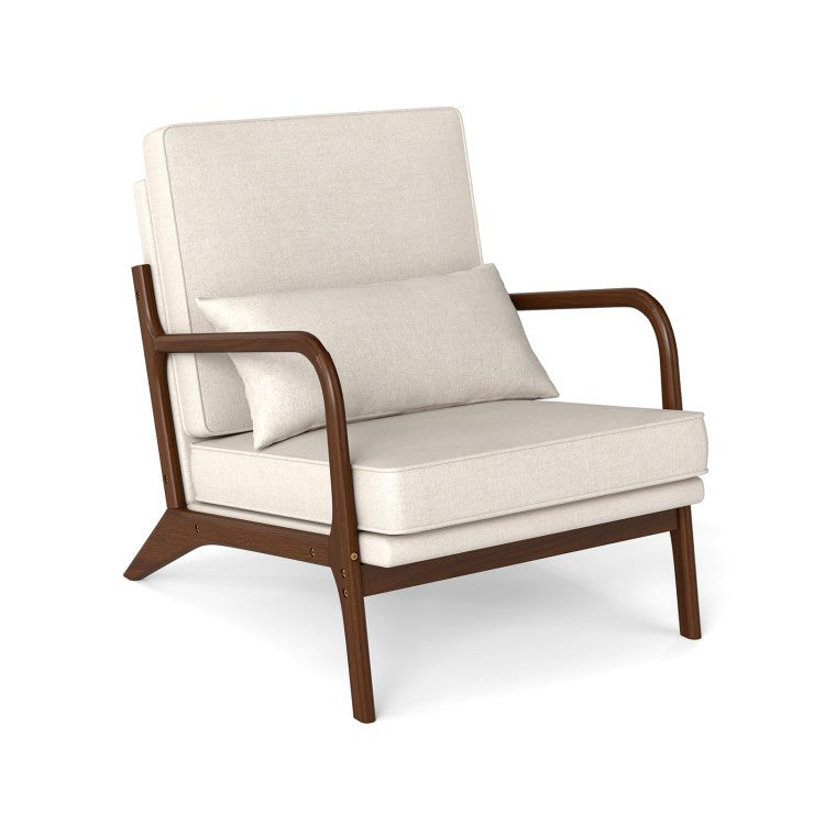 3-Piece Bedroom Furniture Set with 3-Drawer Dresser, Accent Chair & Convertible Futon Sofa Bed