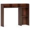 3-Tier Multipurpose Desk Bookshelf with 4 Shelves-Walnut