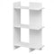3 Tier Wooden Bookshelf with Anti-Tipping Kit-White